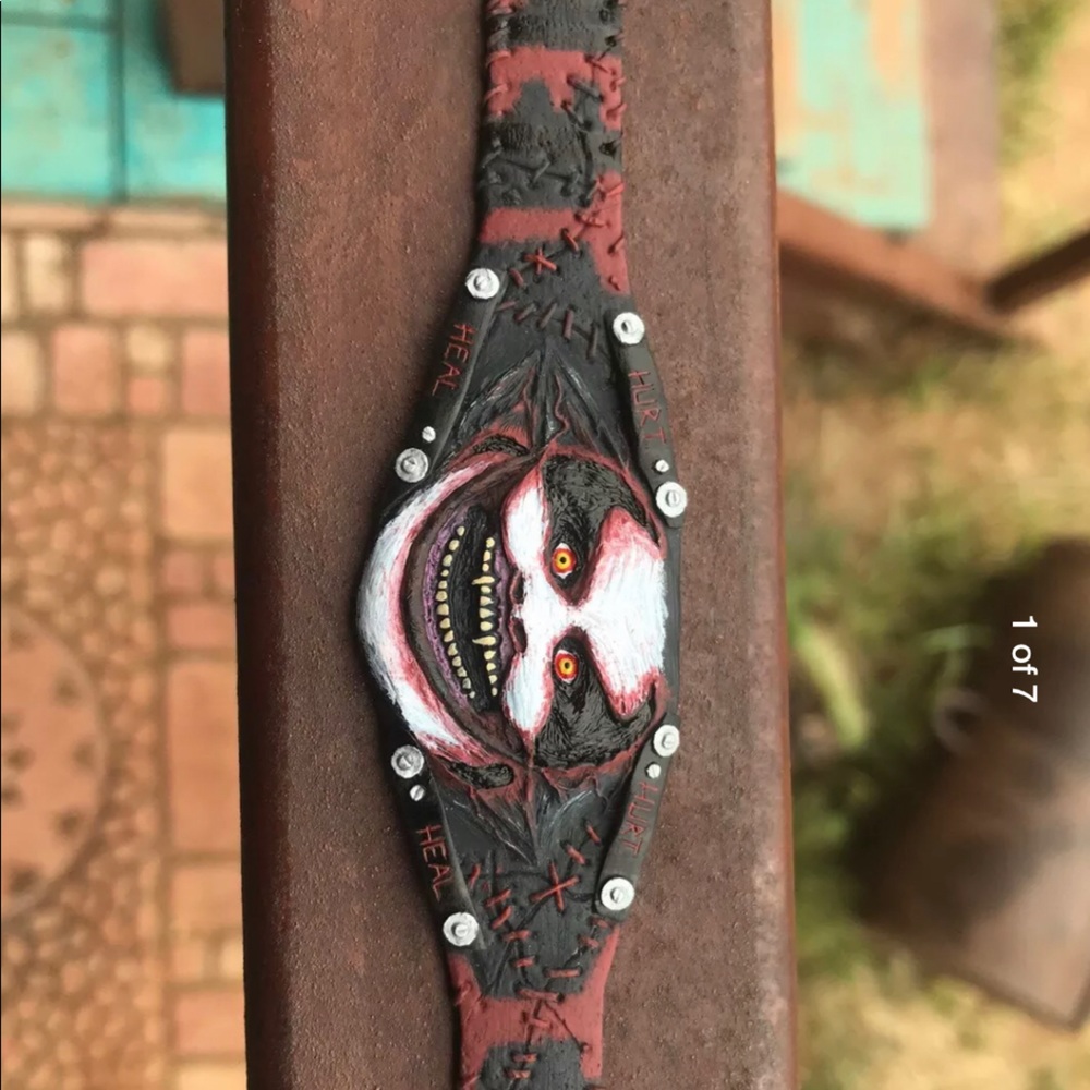 Custom Wwe fiend Bray Wyatt figure belt
